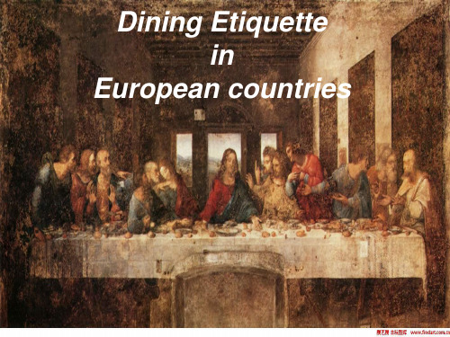 dining Etiquette in some European countries