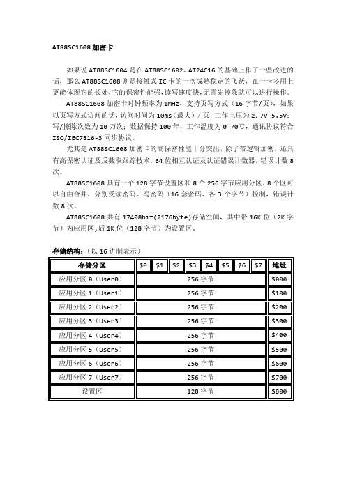 (完整版)AT88SC1608