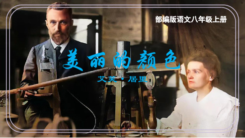 第09课 《美丽的颜色》课件-2024-2025学年八年级语文上册同步备课精讲课件(统编版)