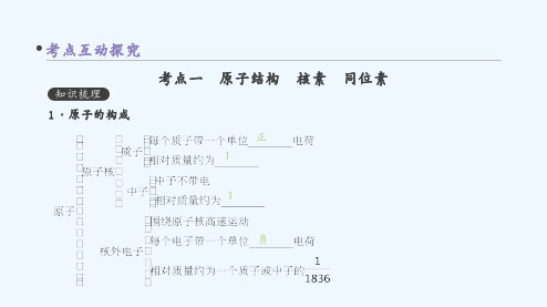 高考化学一轮复习课件_第十三单元 原子结构 (共43张PPT)