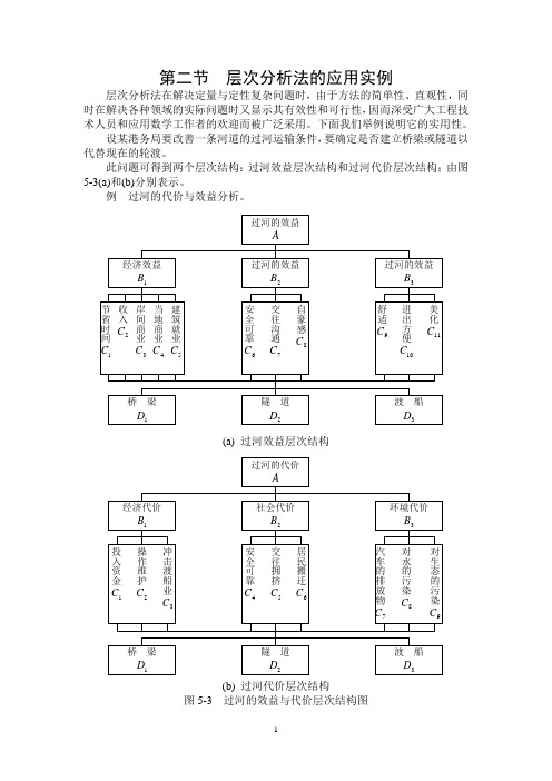 层次分析法的应用实例