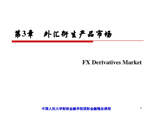 国际金融陈雨露课件chapter03