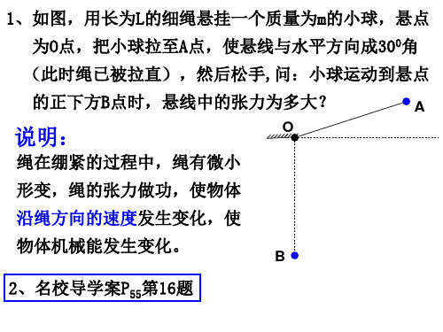 高中物理课件 第七章章末小结