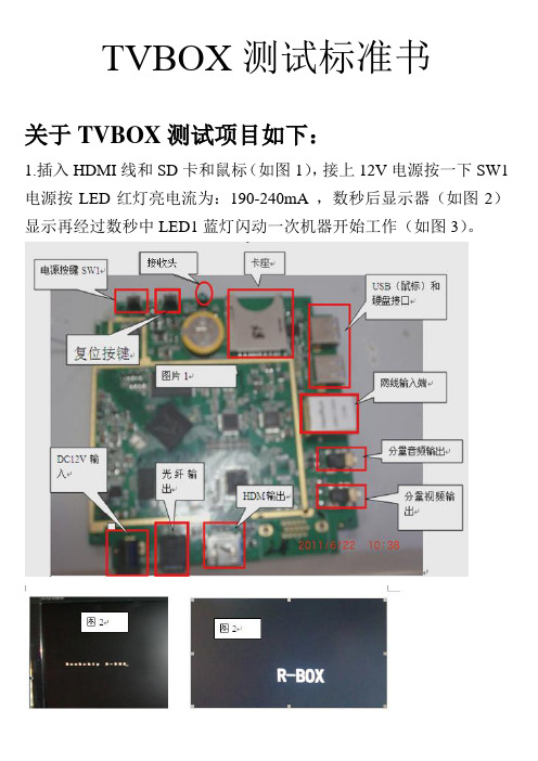 TVBOX测试标准书