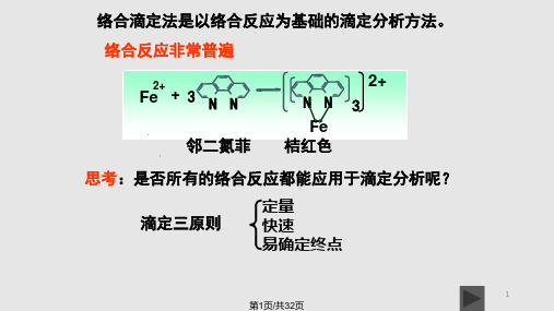 第6章络合滴定法PPT课件