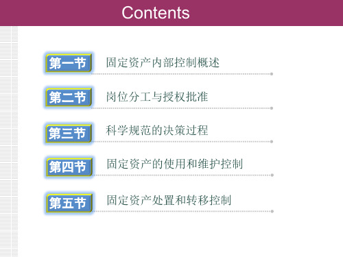 现代企业内部控制概论8课件