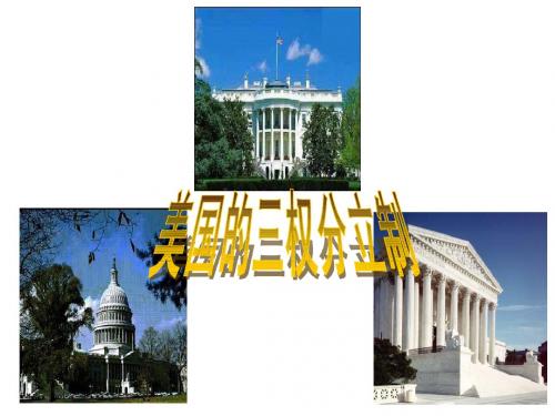 3.3美国的三权分立