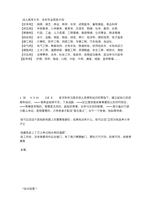 长春中医药大学函授专业