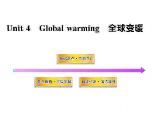 2012版高中英语全程复习方略配套课件：Unit4《Global warming》(新人教版选修6)