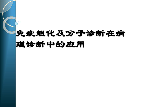 免疫组化及分子诊断在病理课件