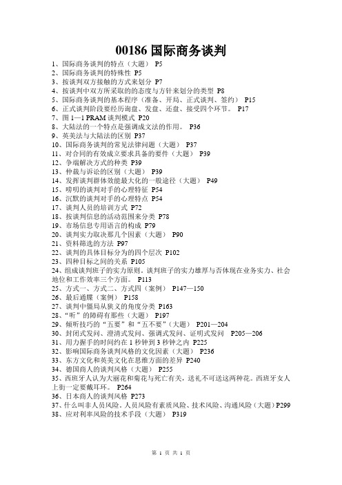 00186国际商务谈判