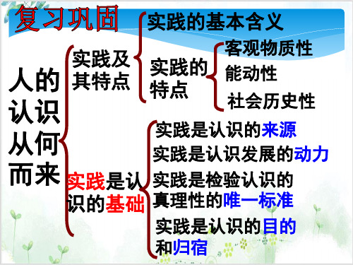 人教版高中政治必修生活与哲学在实践中检验和发展真理-PPT精美课件