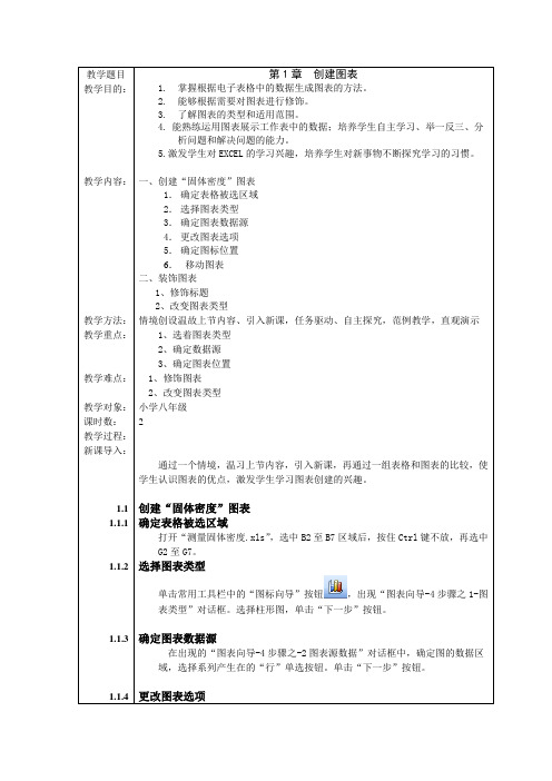 创建图表教案