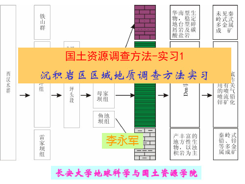 实习1-沉积岩区区域地质调查方法实习