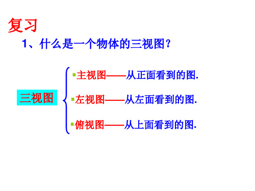 29.2.2三视图第二课时