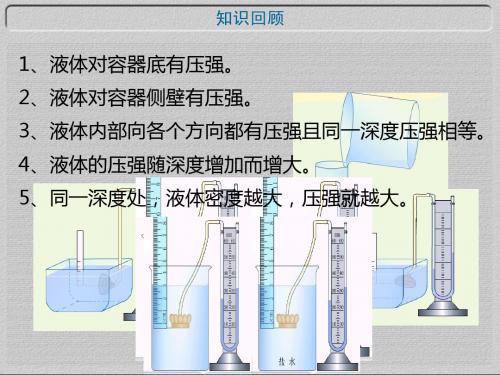 液体内部的压强应用