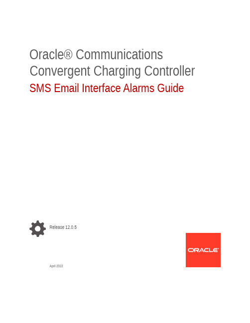 Oracle通信集中收费控制器SMS电子邮件接口闪烁指南说明书