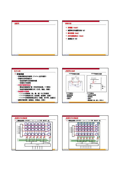 北航计算机组成原理总复习