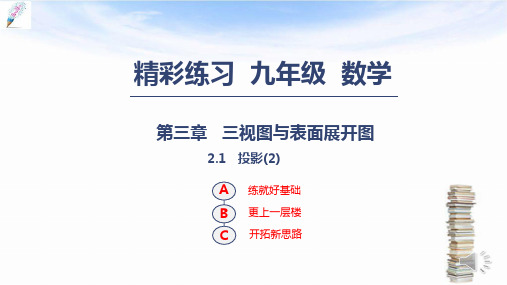 【新】九年级数学下册第三章三视图与表面展开图3.1投影2课件新版浙教版-推荐