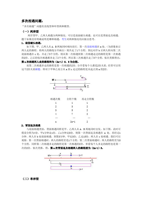 行程问题(2)