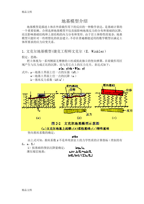 (整理)地基模型介绍.