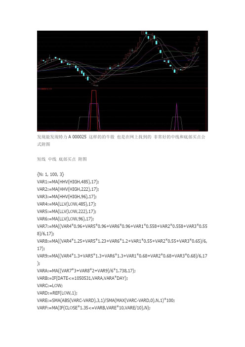 大牛股启动买点通达信指标公式源码