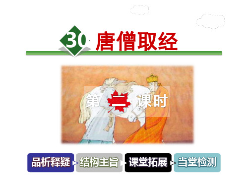 二年级上册语文课件-30.唐僧取经-第2课时-冀教版