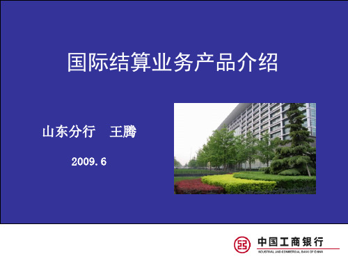 国际结算产品介绍提纲.ppt