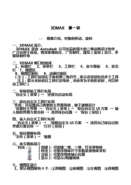 史上最全3DMAX全套教程(免费)