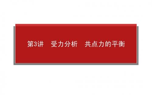 2015物理全程复习名师专用精品课件：2.3