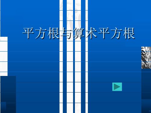 初中数学人教版  平方根与算术平方根 人教版