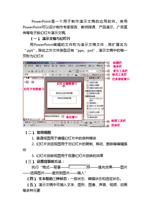 PowerPoint知识点