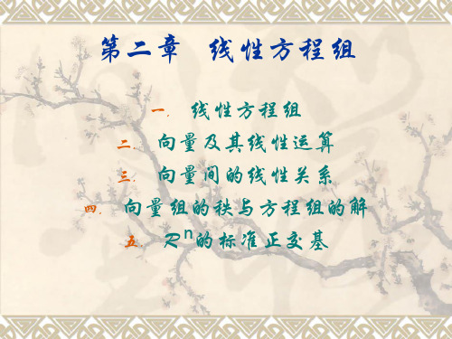 第二章 线性方程组