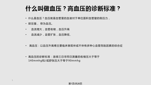 高血压患者饮食指导PPT课件