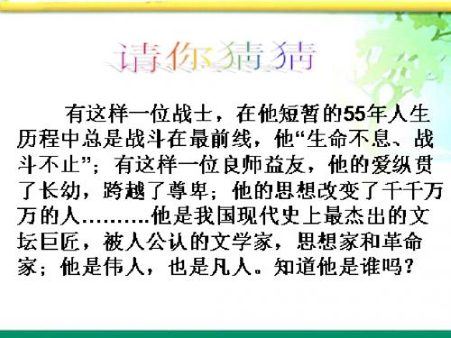 《鲁迅自传》