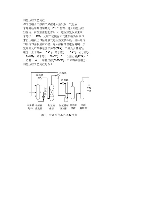 加氢反应工艺流程