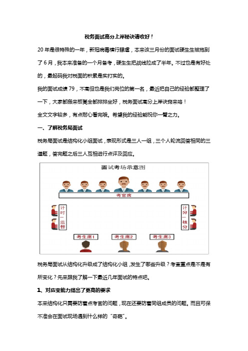 税务面试高分上岸秘诀请收好!