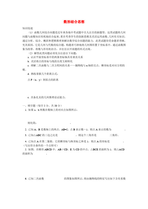 《数形结合思想》专题(整理)