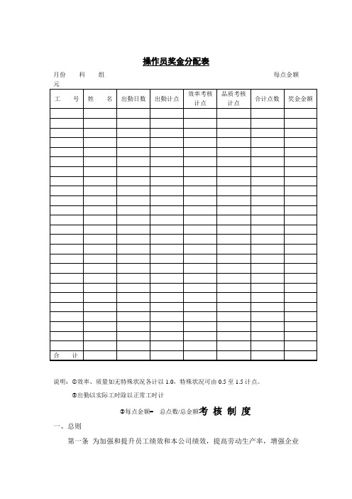 操作员奖金分配表 (3)