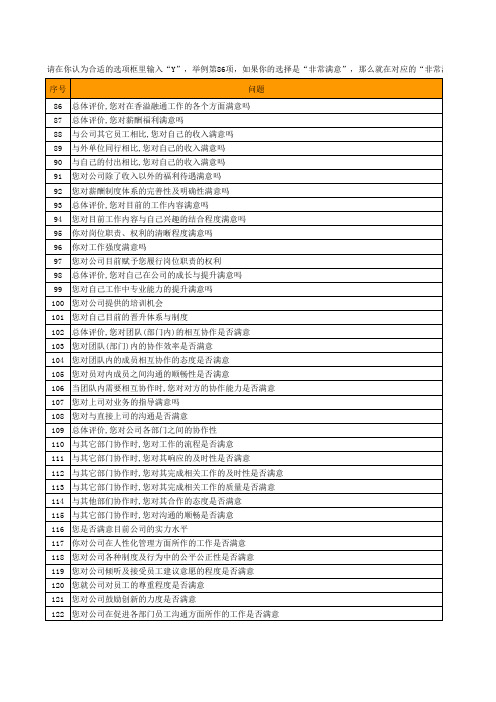 企业管理诊断调查问卷-(1)