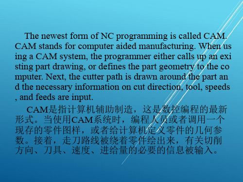 数控英文课件Unit 22 Computer Graphics Programming