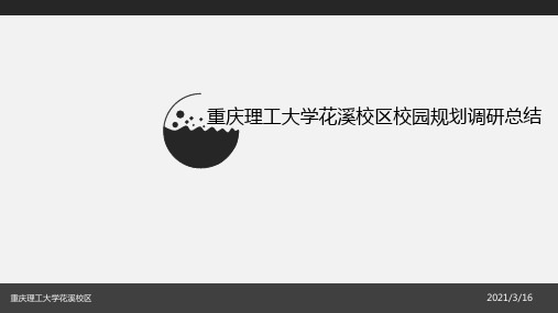 重庆理工大学花溪校区调研