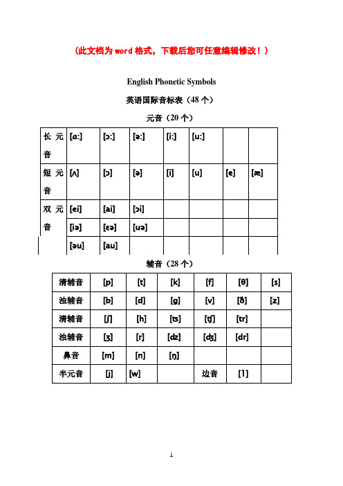 【完整打印版】少儿英语音标教案(小学适用)