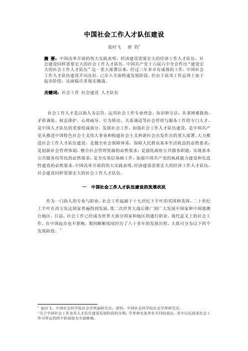 中国社会工作人才队伍建设  (社会工作学生必须看的)专家独享