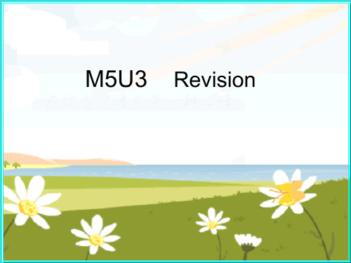 译林牛津版高中英语课件:Module+5Unit+3+Revision
