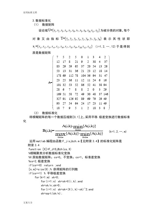 matlab模糊聚类程序