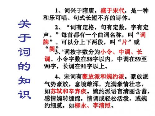 安徽省濉溪中学高中语文必修二教学课件：《望海潮》