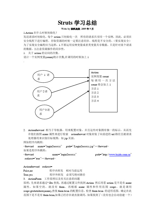 学习struts总结