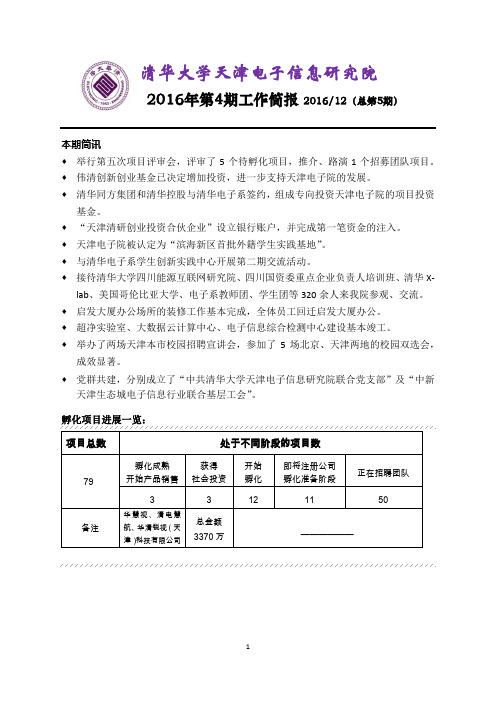 清华大学天津电子信息研究院