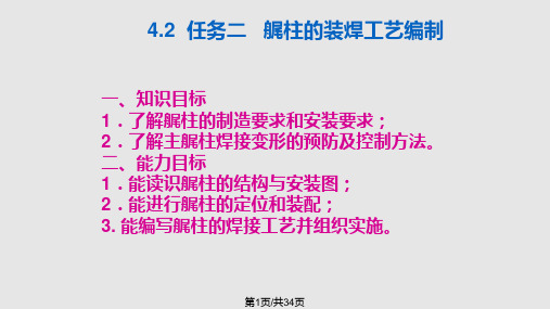 项目四船舶舾装件装焊工艺编制PPT课件